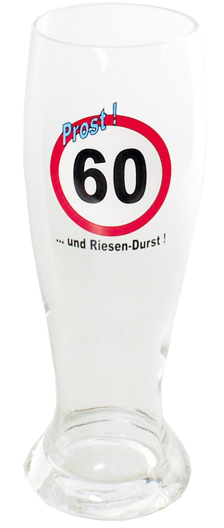 Riesen Bierglas 60. Geburtstag geschenkexpress.ch