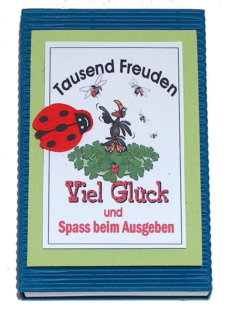 Gutscheinbox Viel Glück und Spass geschenkexpress.ch