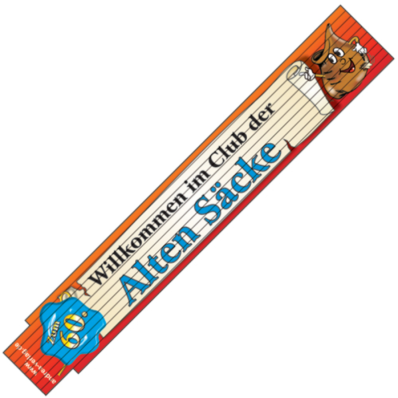 60 Alter Sack Meter geschenkexpress.ch