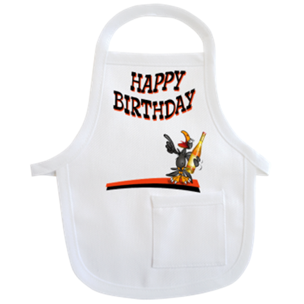 00 leer Birthday Rabe Mini-Schürze