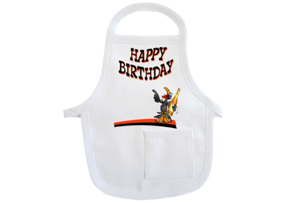 00 leer Birthday Rabe Mini-Schürze