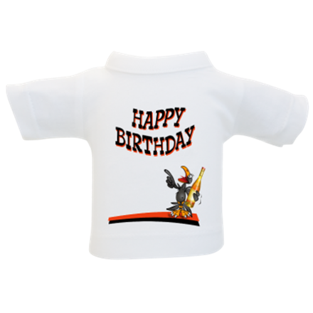 00 leer Birthday Rabe Mini-T-Shirt