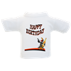 00 leer Birthday Rabe Mini-T-Shirt