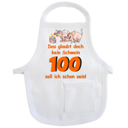 100 Schwein Mini-Schürze