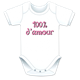 100% d'amour Body - Grösse 62/68