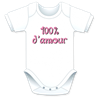 100% d'amour Body - Grösse 62/68