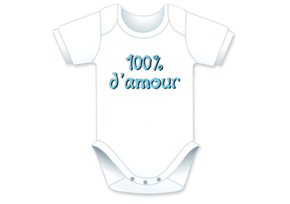 100% d'amour Body - Grösse 74/80