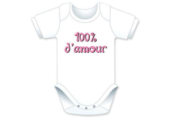 100% d'amour Body - Grösse 74/80
