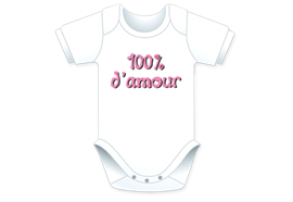 100% d'amour Body - Grösse 74/80