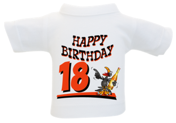 18 Birthday Rabe Mini-T-Shirt
