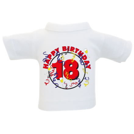 18 Happy Birthday Mini-T-Shirt