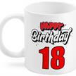 18 Happy Birthday Tasse | Bild 1