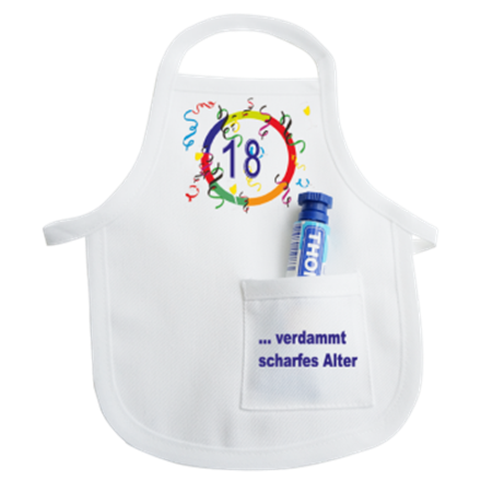 18 Senf Mini-Schürze