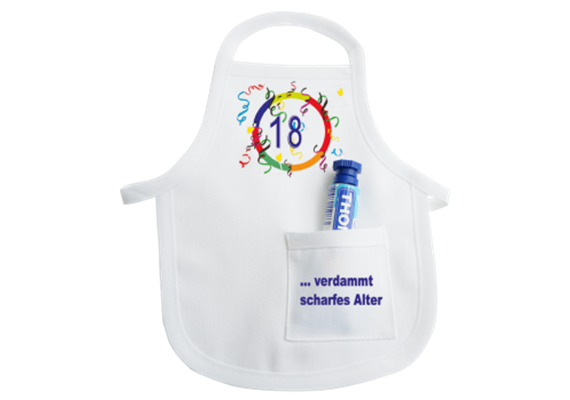 18 Senf Mini-Schürze