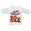 20 Birthday Rabe Mini-T-Shirt