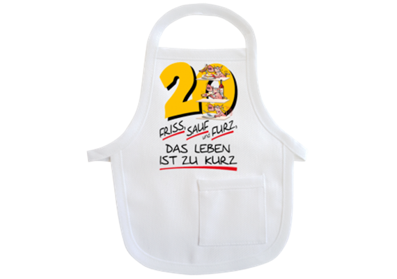 20 Friss Sauf Furz Mini-Schürze