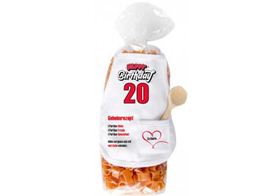 20.Geburtstag Herz Pasta
