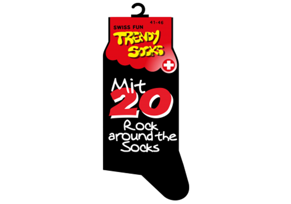 20. Geburtstag Socken
