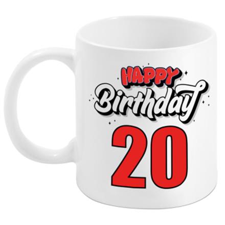 20 Happy Birthday Tasse