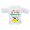20 Schwein Mini-T-Shirt
