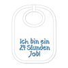 24 Stunden Job Babylatz - Textilfarbe hellblau
