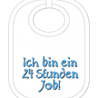 24 Stunden Job Babylatz - Textilfarbe weiss | Bild 1