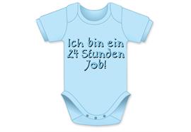 24 Stunden Job hellblau Body - Grösse 62/68