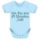 24 Stunden Job hellblau Body - Grösse 74/80