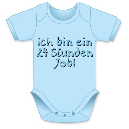 24 Stunden Job hellblau Body