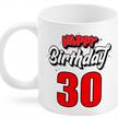 30 Happy Birthday Tasse | Bild 1