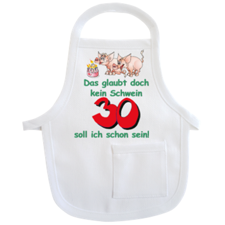30 Schwein Mini-Schürze
