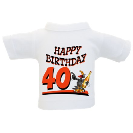 40 Birthday Rabe Mini-T-Shirt