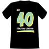 40 fängt Leben an T-Shirt - XXL