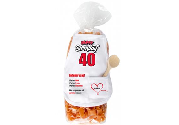 40.Geburtstag Herz Pasta