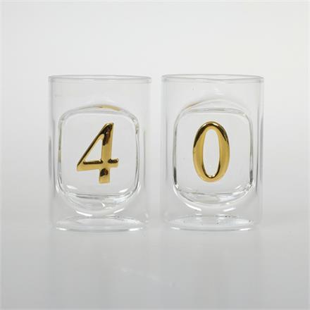 40. Geburtstag Schnapsgläser