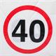 40. Geburtstag Servietten