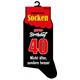 40. Geburtstag Socken