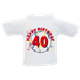 40 Happy Birthday Mini-T-Shirt