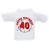 40 Happy Birthday Mini-T-Shirt