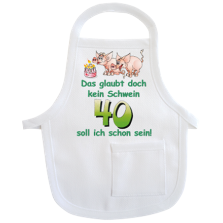 40 Schwein Mini-Schürze