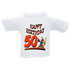 50 Birthday Rabe Mini-T-Shirt