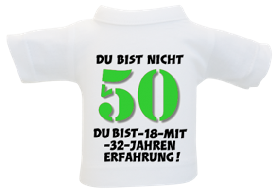 50 Erfahrung Mini-T-Shirt