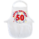 50 Happy Birthday Mini-Schürze