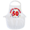 50 Happy Birthday Mini-Schürze