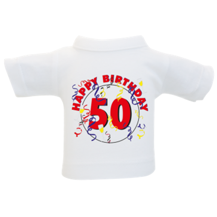 50 Happy Birthday Mini-T-Shirt
