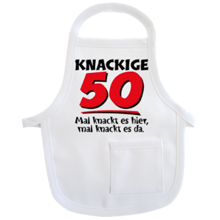 50 Knackig Mini-Schürze