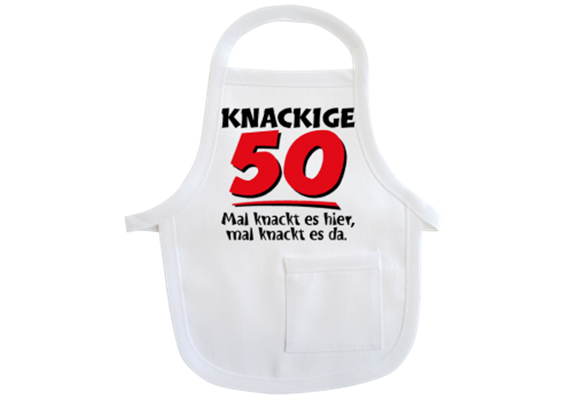 50 Knackig Mini-Schürze