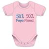 50 % Mama Papa rosa Body - Grösse 62/68