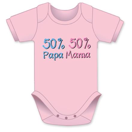 50 % Mama Papa rosa Body