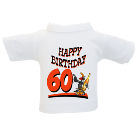 60 Birthday Rabe Mini-T-Shirt
